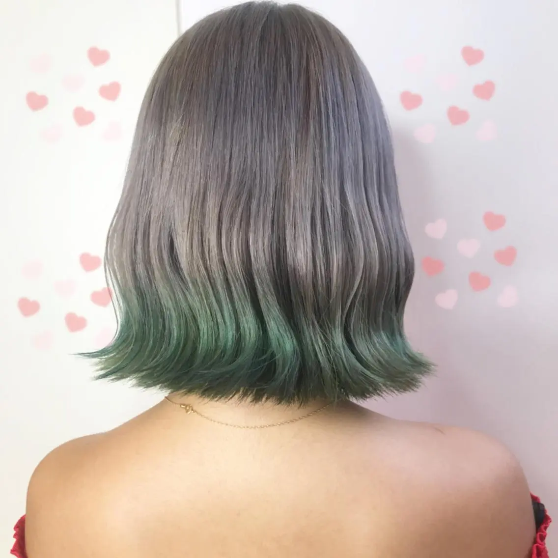 ミディアム カラー シルバー トリートメント 新宿駅近♡個室 ♡関口三都季🌜のヘアスタイル