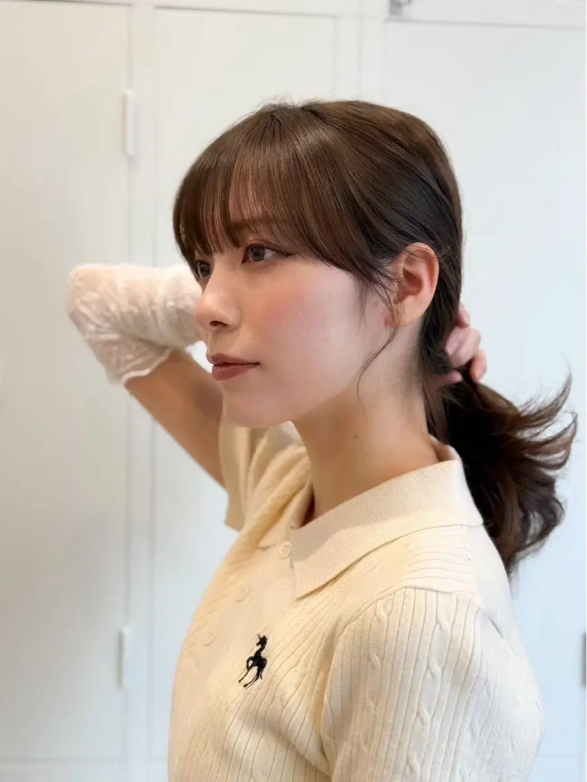 ミディアム カラー パーマ 立川♡艶カラー ／カラーリストのヘアスタイル