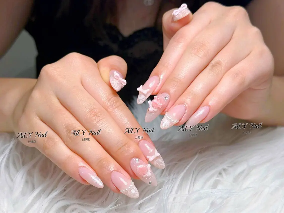 ネイル アートネイル ジェルネイル マグネットネイル ニュアンスネイル シンプルネイル ハンドネイル AiLy Nail 上野店のネイルデザイン
