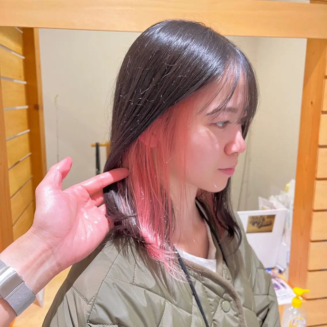 ミディアム カラー ブリーチ ヘアカラー トリートメント ✨髪質改善🎨 杉本賢人のヘアスタイル