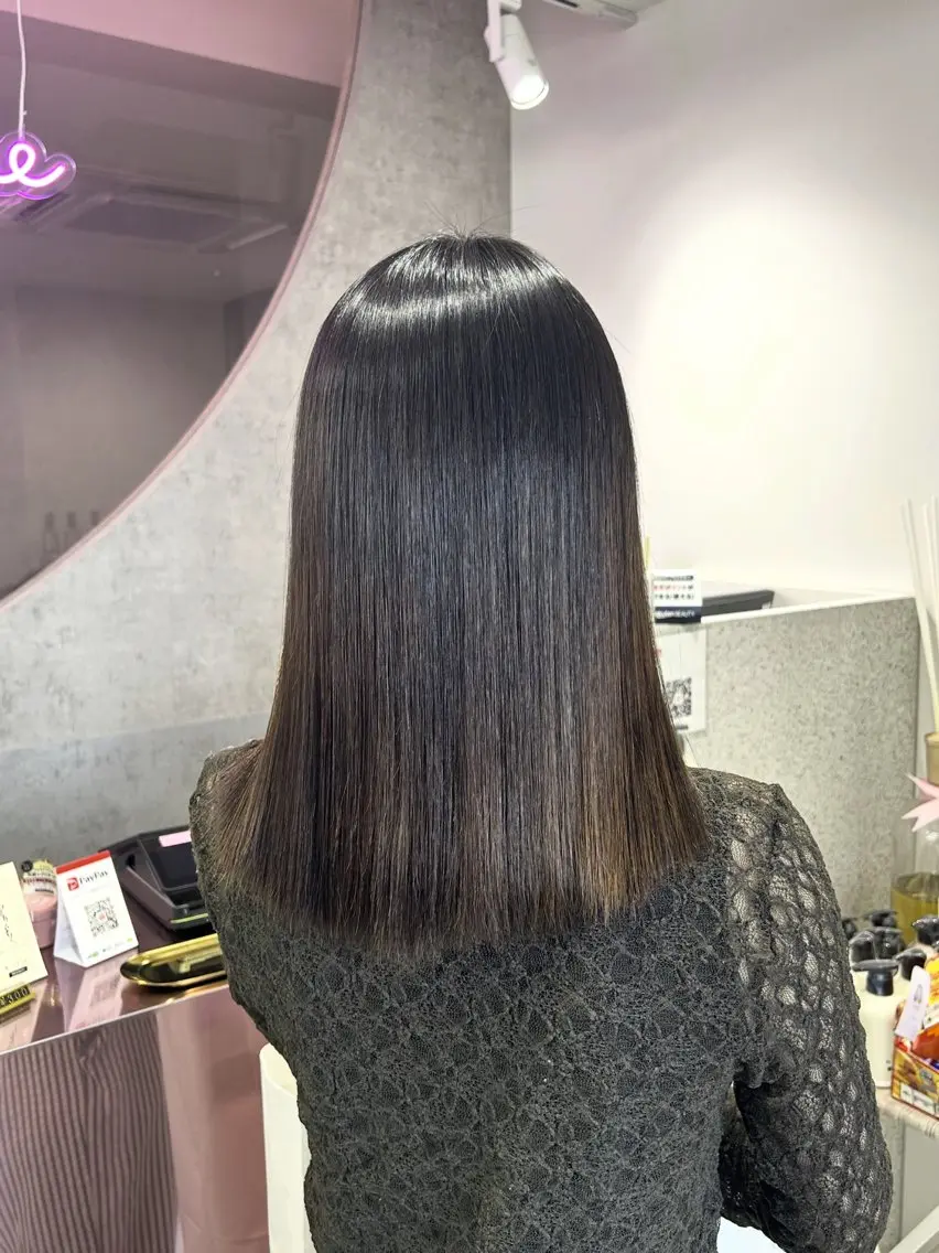 ミディアム 髪質改善/縮毛矯正 山口蒼太のヘアスタイル