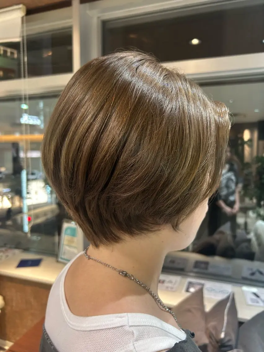 ✨無料✨ショートカット＋ワンカラーの写真