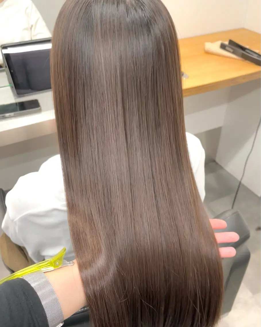 パーマ ストレートパーマ 江藤 かえでのヘアスタイル