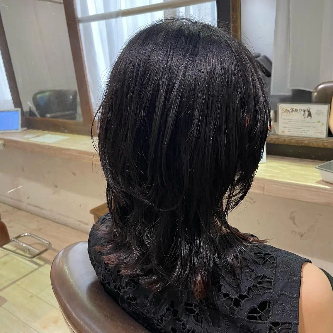 セミロング 北川 智海のヘアスタイル