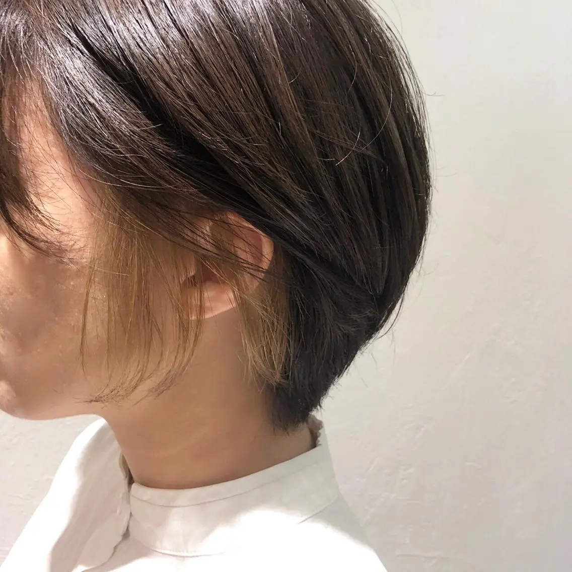 ショート カラー インナーカラー 柳田 駿のヘアスタイル