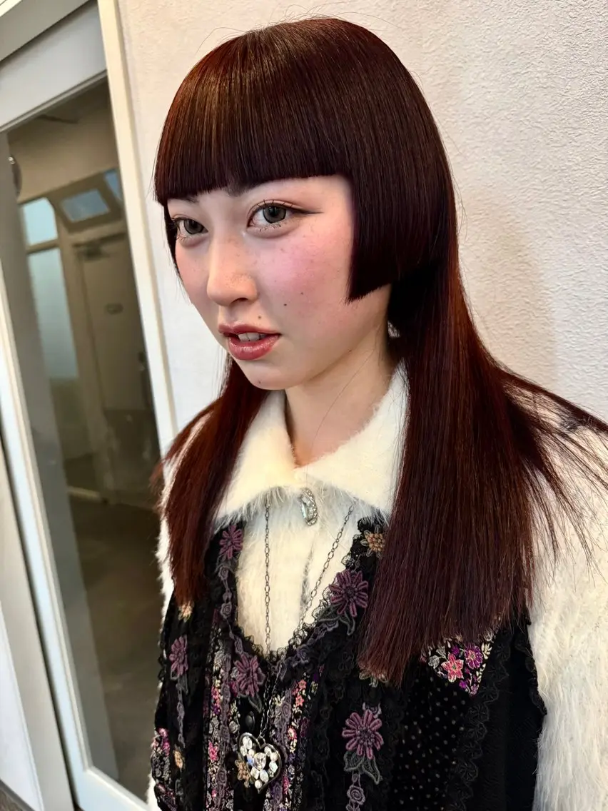 セミロング オサナイ ユウタのヘアスタイル