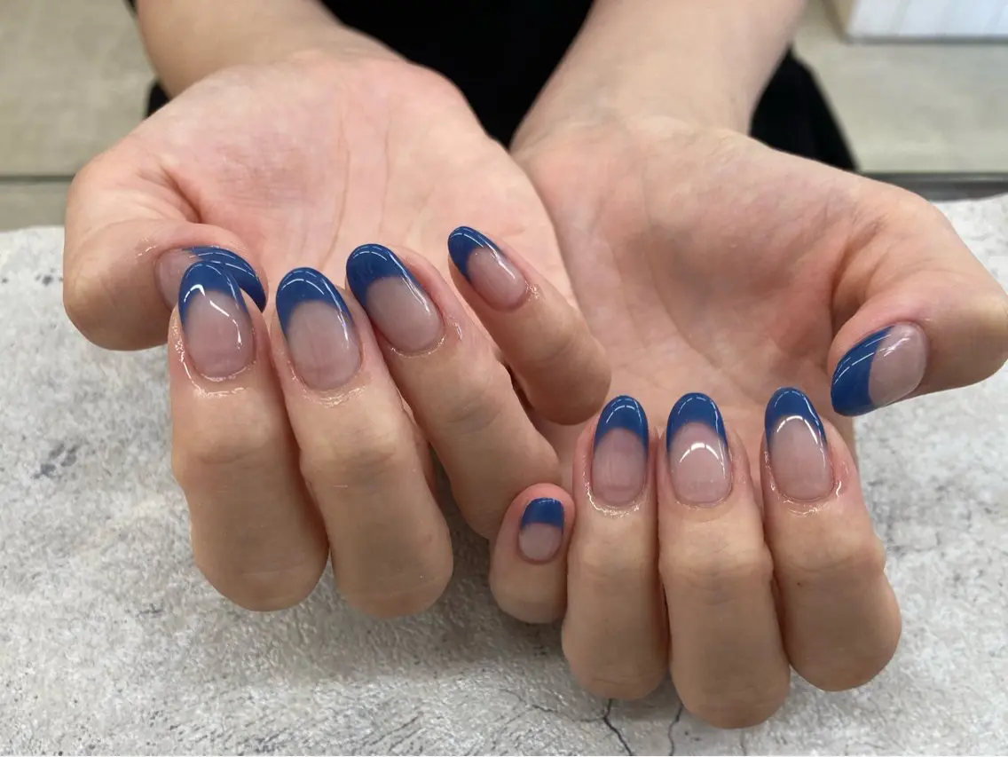 ネイル フレンチネイル Maple saronのネイルデザイン