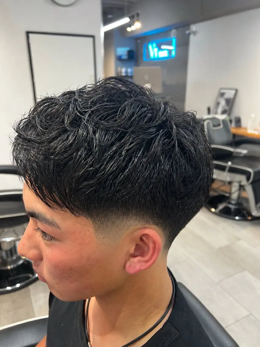 ショート カット 毛流れ•波巻きパーマ 特化🔥🌊瀬川竜生のヘアスタイル