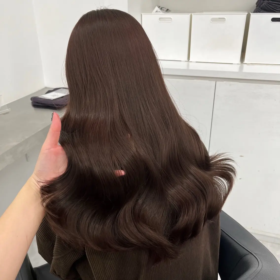 ロング カラー ヘアアレンジ ヘアカラー ヘッドスパ ヘアセット 🫧🎀うる艶暖色 🏹Nanako🎀のヘアスタイル
