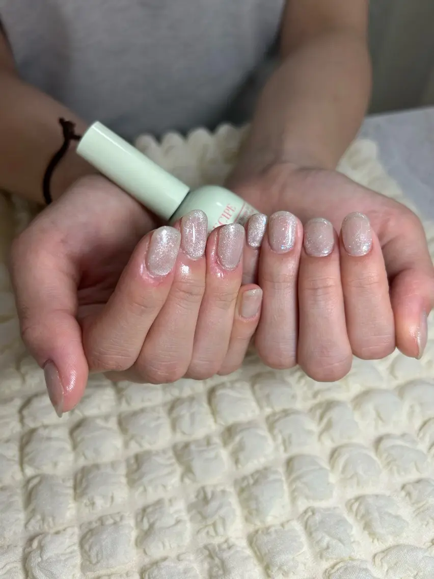 ネイル クリアネイル マグネットネイル C BEAUTY／ KAEDEのネイルデザイン