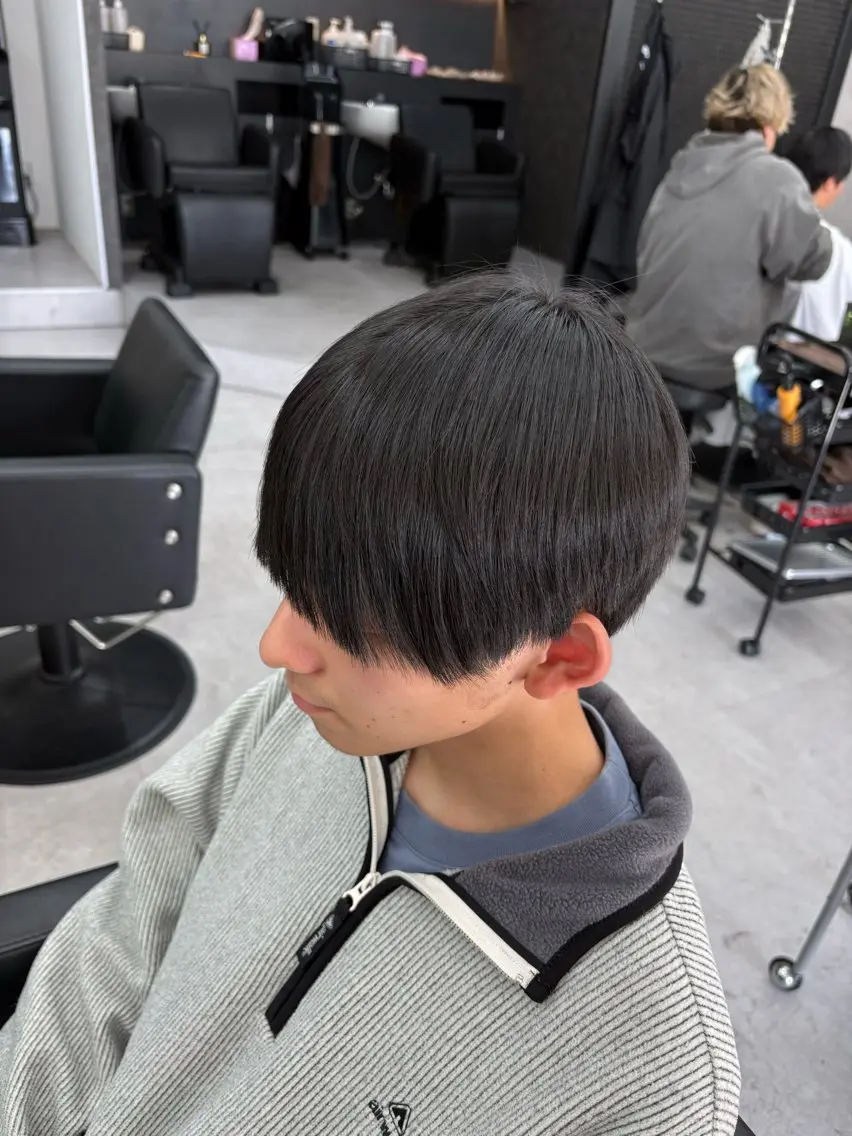 カット＋縮毛矯正の写真