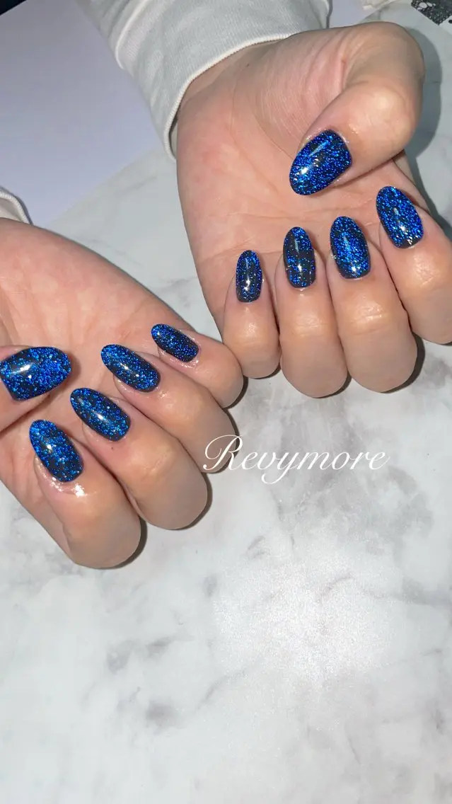 ネイル フラッシュネイル ジェルネイル 韓国ネイル ラメ(グリッター) ニュアンスネイル nail salon Revymoreのネイルデザイン