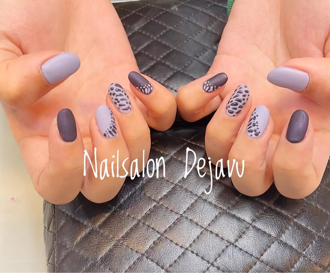 ネイル アートネイル ジェルネイル マットネイル 持ち込み ハンドネイル Nailsalon Dejavuのネイルデザイン