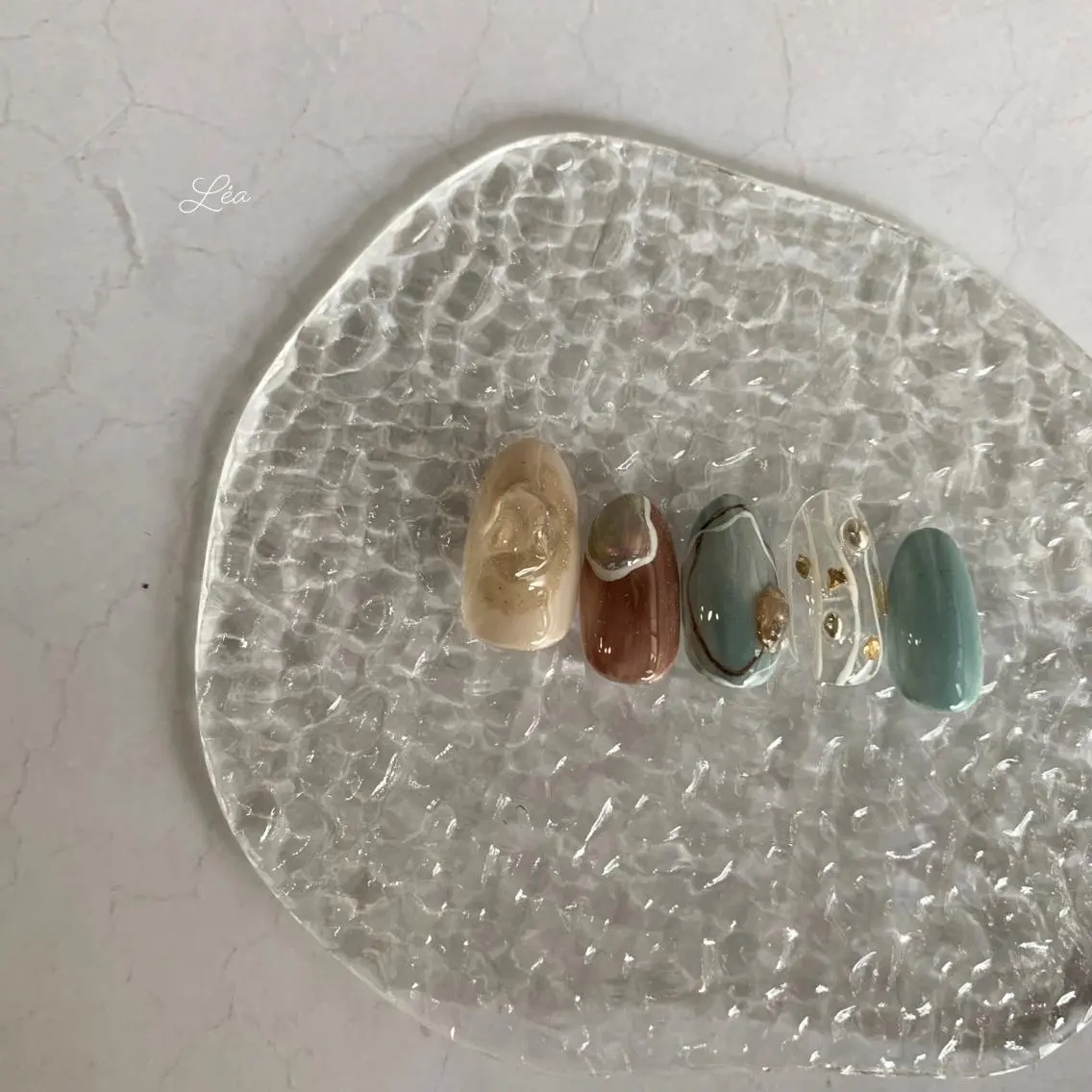 ネイル ジェルネイル パラジェル Léa nailのネイルデザイン