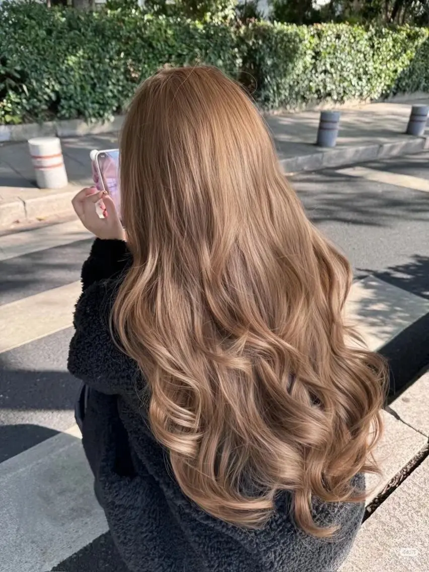 カラー ヘアカラー トリートメント 透明感ベージュ🎀 Anju/渋谷🎀のヘアスタイル
