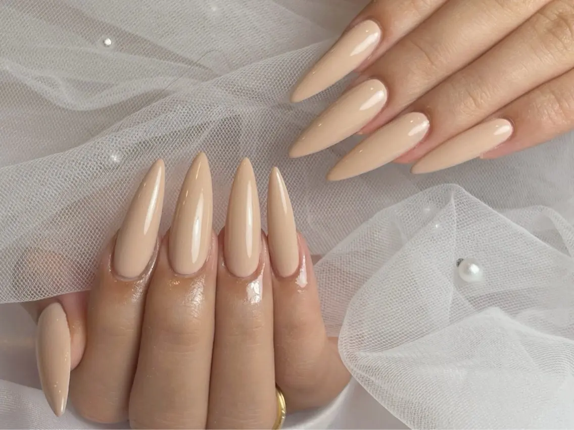 ネイル ワンカラーネイル スカルプネイル ハンドネイル kazane 💅🏿💋のネイルデザイン