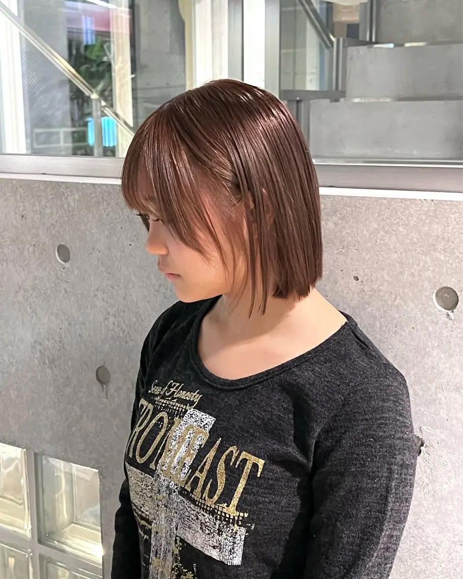 カラー ヘアカラー トリートメント RINA .のヘアスタイル