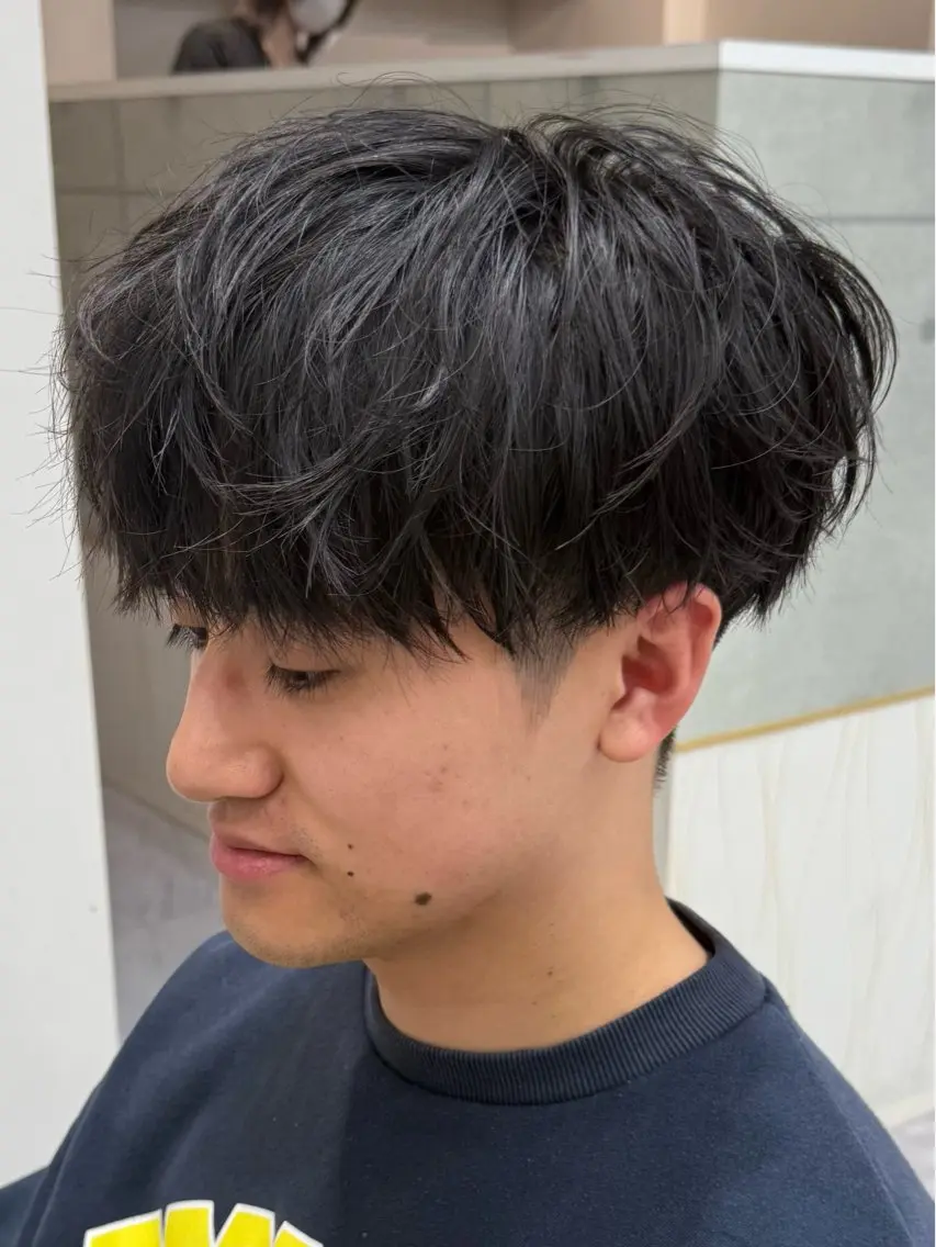 ショート メンズ カット 岩城 滉成のヘアスタイル