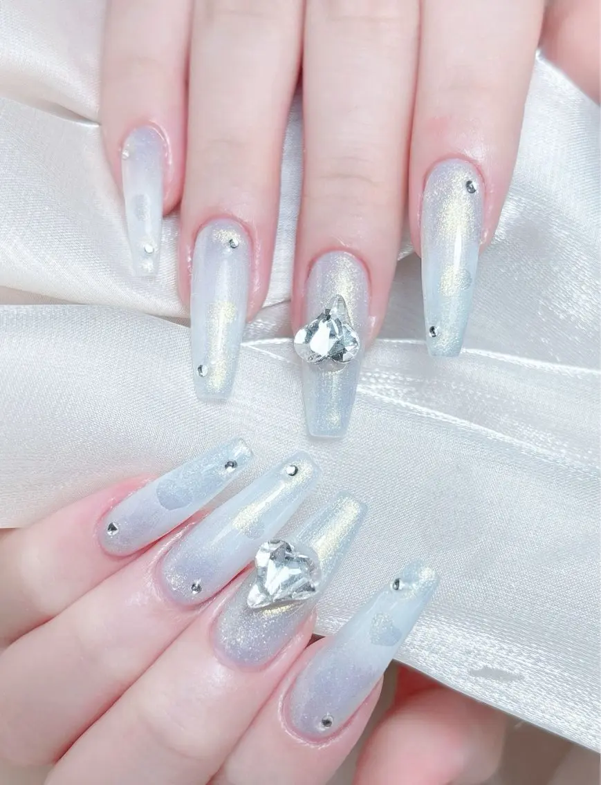 ネイル ハンドネイル M🌷nail 長さだし専門店のネイルデザイン