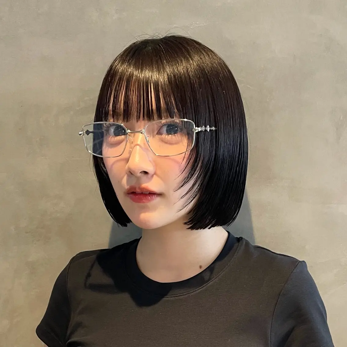 ショート カラー ボブレイヤー ボブ レイヤーカット カット ヘアカラー トリートメント 👑ボブはお任せ ミヤノ👑のヘアスタイル
