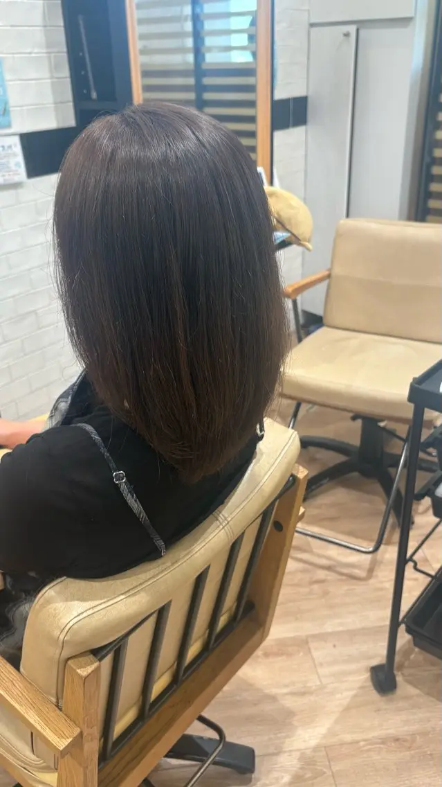 ミディアム ヘアカラー かじ りんねのヘアスタイル