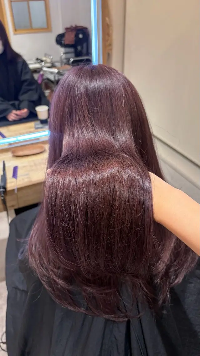 ロング カラー 𝐇𝐚𝐧𝐚 / layer🎀艶髪のヘアスタイル