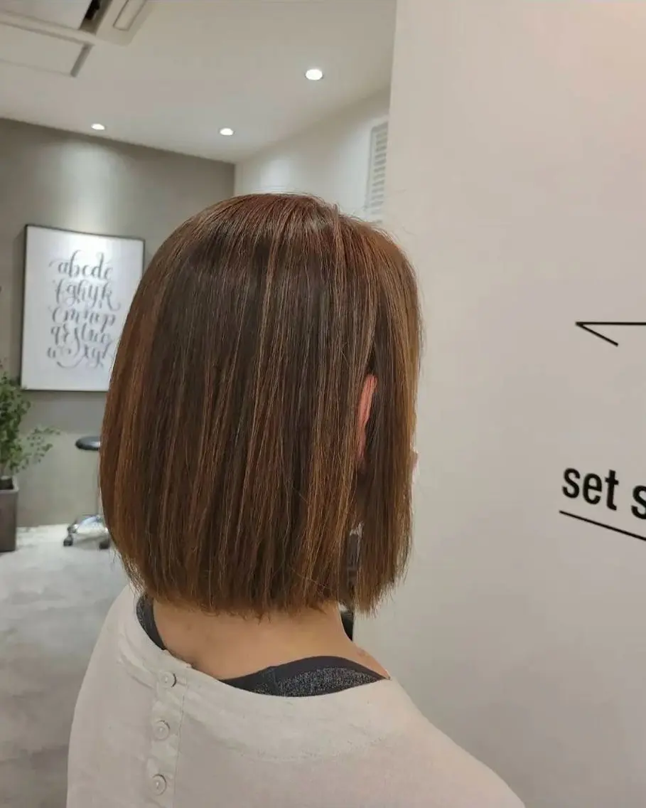 ミディアム カット 菜愛／ボブ カットモデル募集中のヘアスタイル