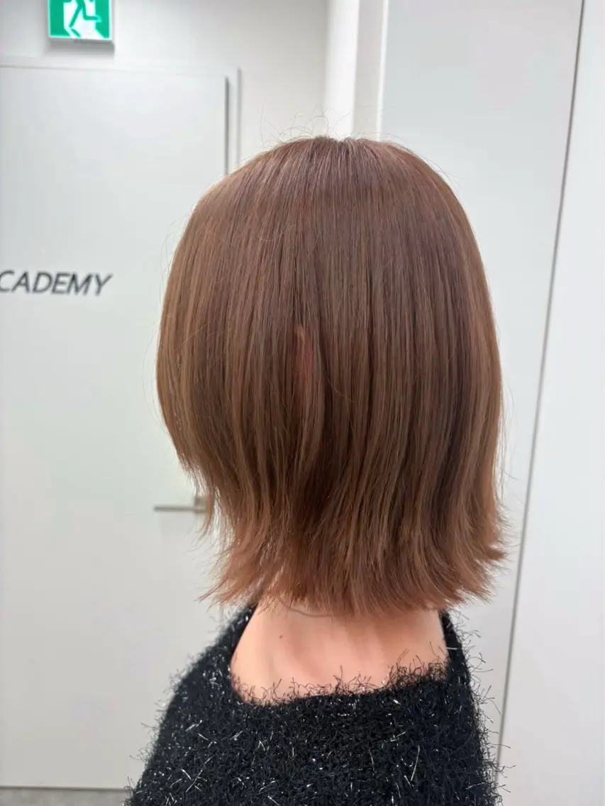 ショート ヘアカラー 韓国系カラー／ 艶カラー／towaのヘアスタイル