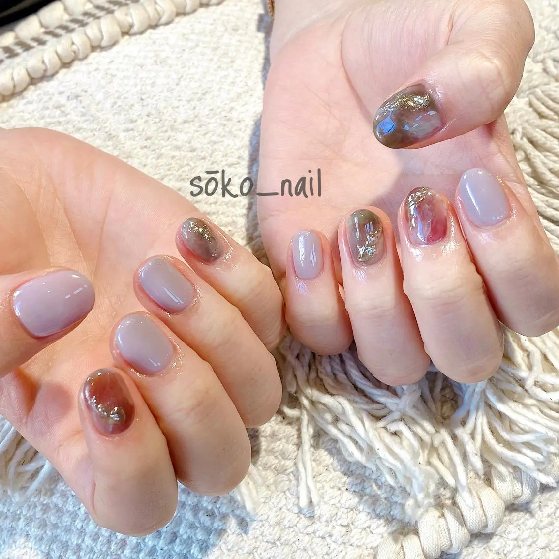 ネイル ハンドネイル megu  / sōko nailのネイルデザイン