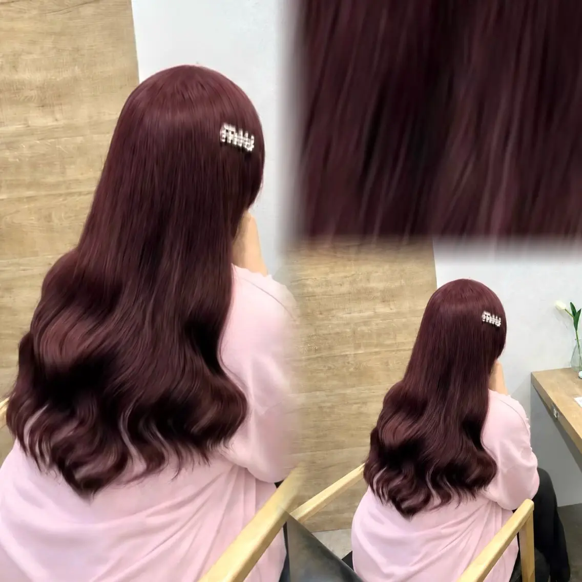 カラー ヘアカラー 💖韓国カラー エクステmikotoのヘアスタイル