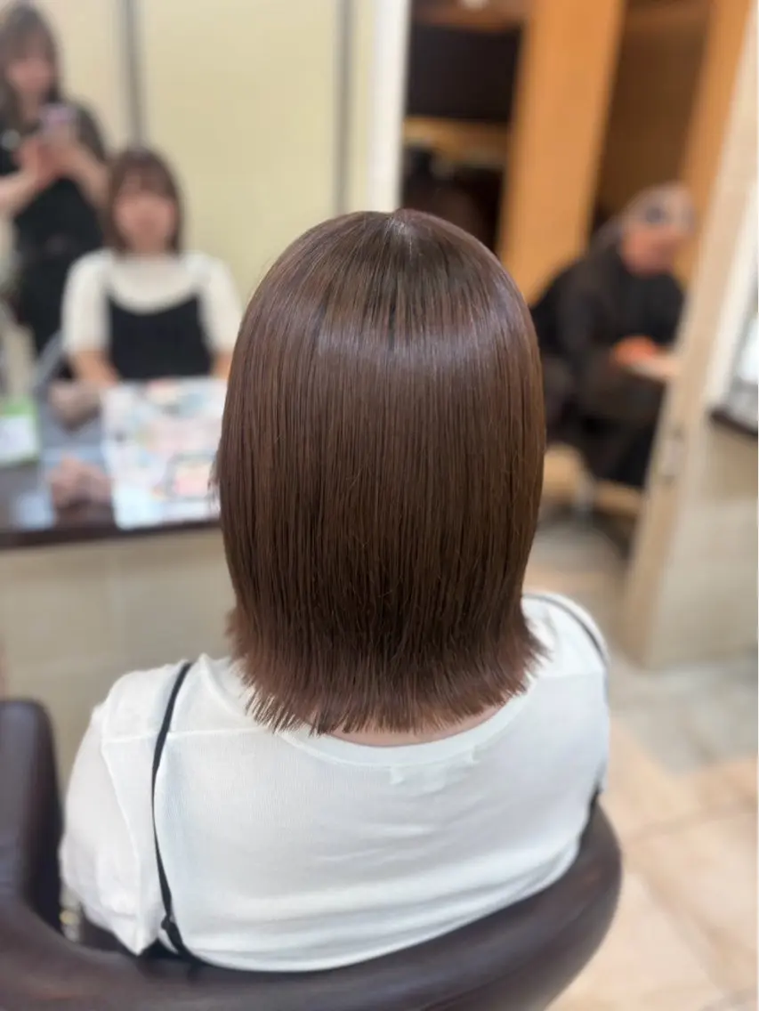 ショート カラー 行木 そらのヘアスタイル