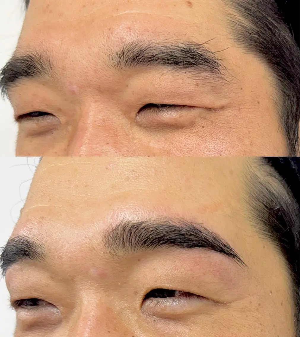 メンズ アイブロウ メンズパーマ メンズアイブロウ 眉毛ワックス脱毛 メンズ眉毛🛹日本橋 小伝馬町 人形町の眉毛・アイブロウイメージ
