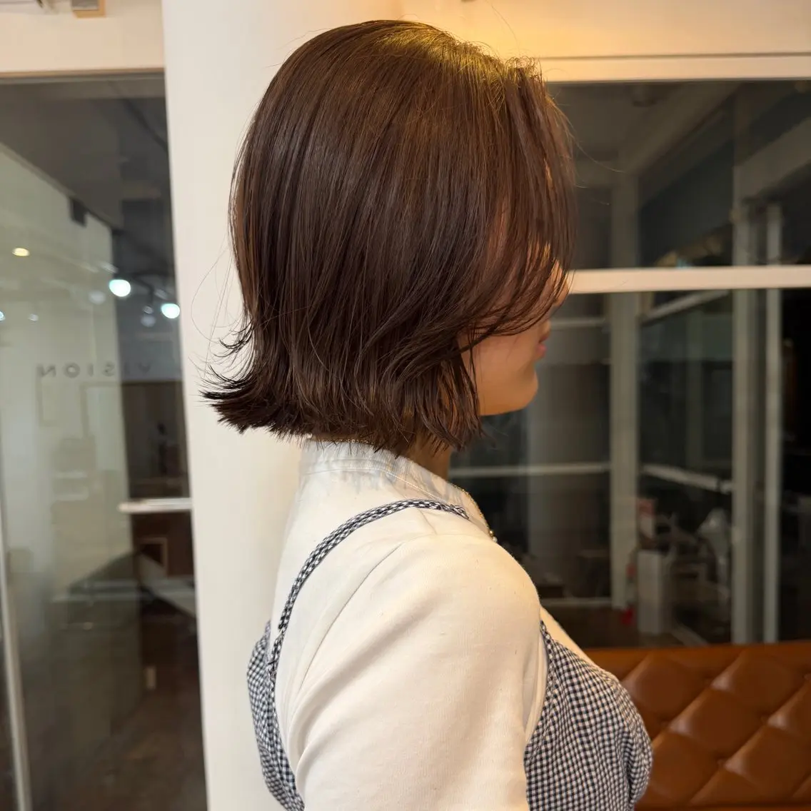 ショート カラー ヘアカラー かがやしづ ⭐️ベージュのヘアスタイル