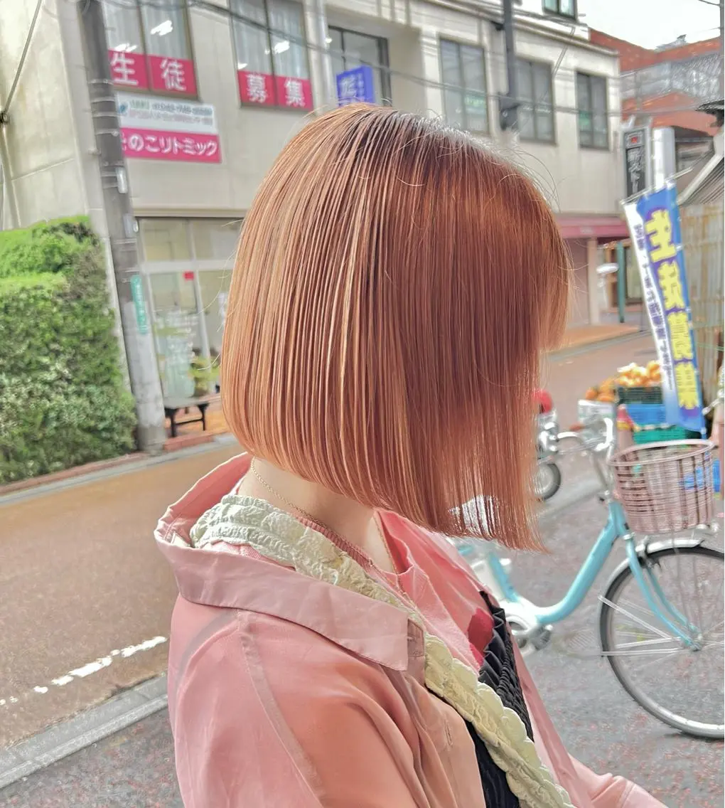 ボブカット💇🏻‍♀️【レイヤーボブ/切りっぱなしボブ/外ハネボブ/ミニボブ】の写真