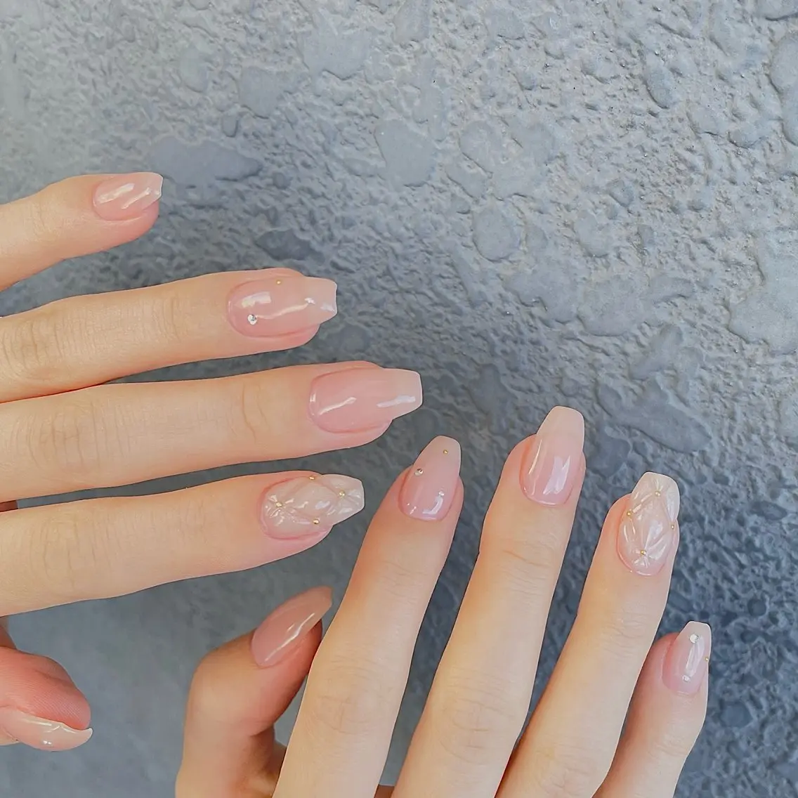ネイル 持ち込み ハンドネイル Nailsalon BLOOM🌷 山崎のネイルデザイン