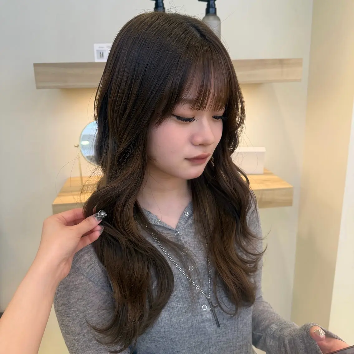 ロング 透明感カラー🫧 韓国ヘア/タマキ🎀のヘアスタイル