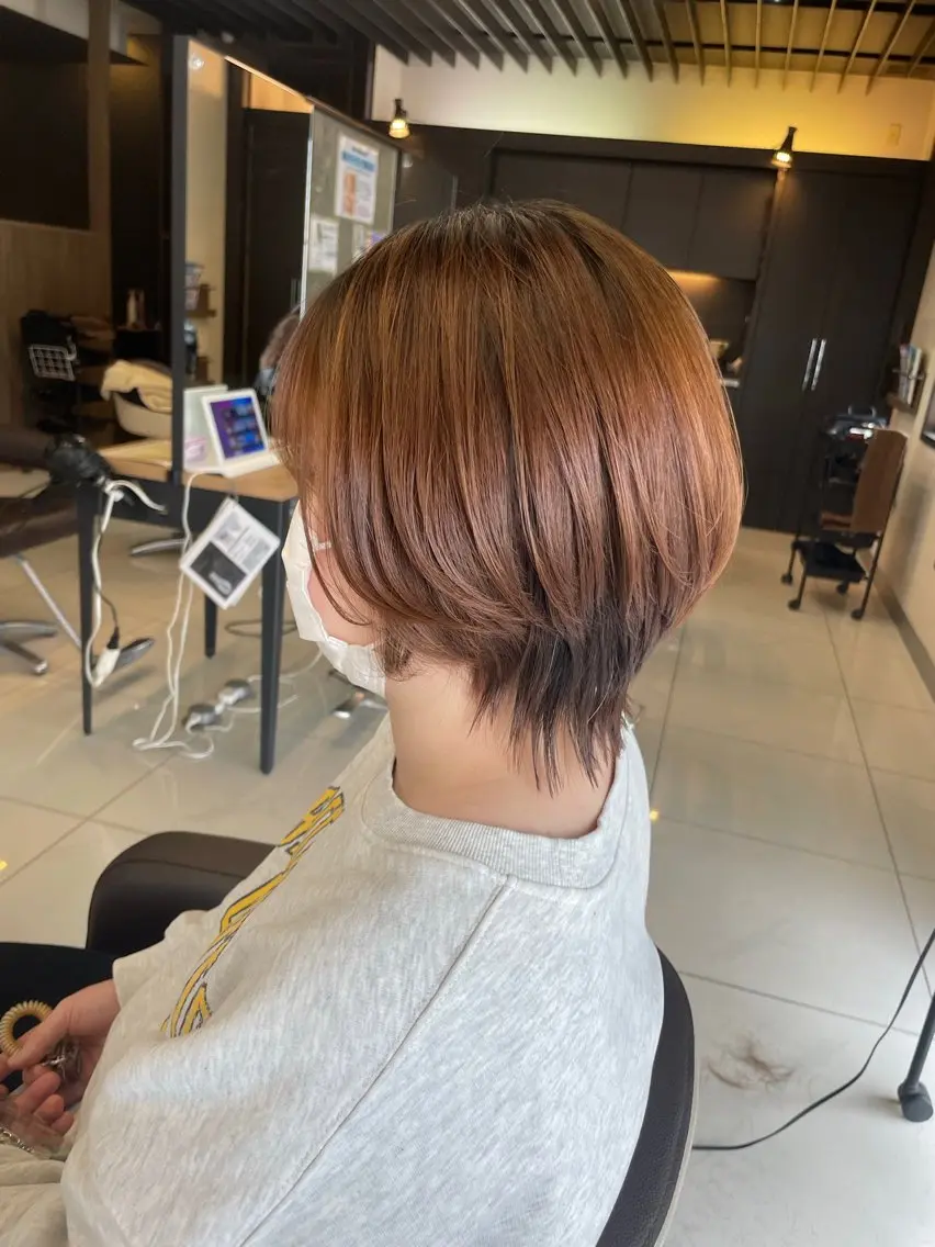 ショート カラー 檜皮 夢子のヘアスタイル