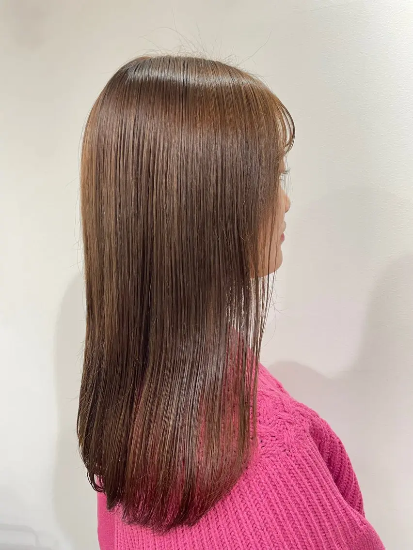 ロング カラー アッシュ ベージュカラー ヘアカラー merc.谷本 澪のヘアスタイル