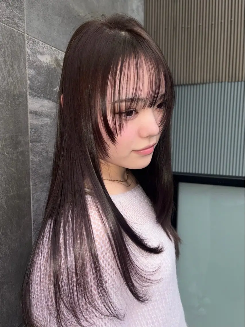 カラー ヘアカラー 日住 風香のヘアスタイル