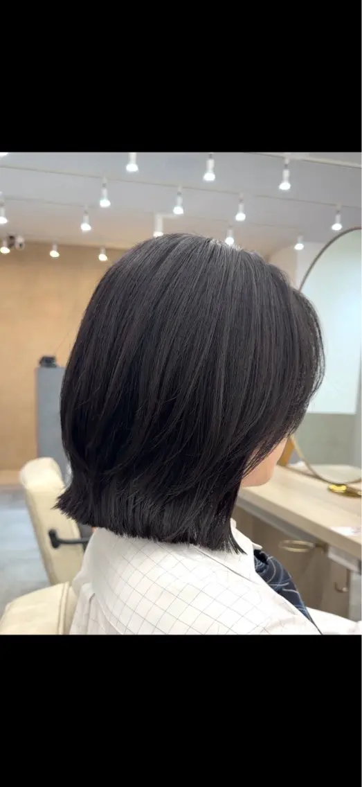 ショート 切りっぱなしボブ ボブレイヤー ボブ レイヤーカット ショート、ボブ特化 根来悠斗のヘアスタイル