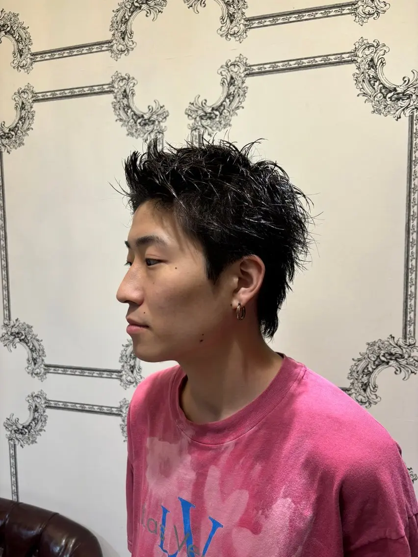 ショート ショートヘア カット shinta スパイキー/パーマのヘアスタイル