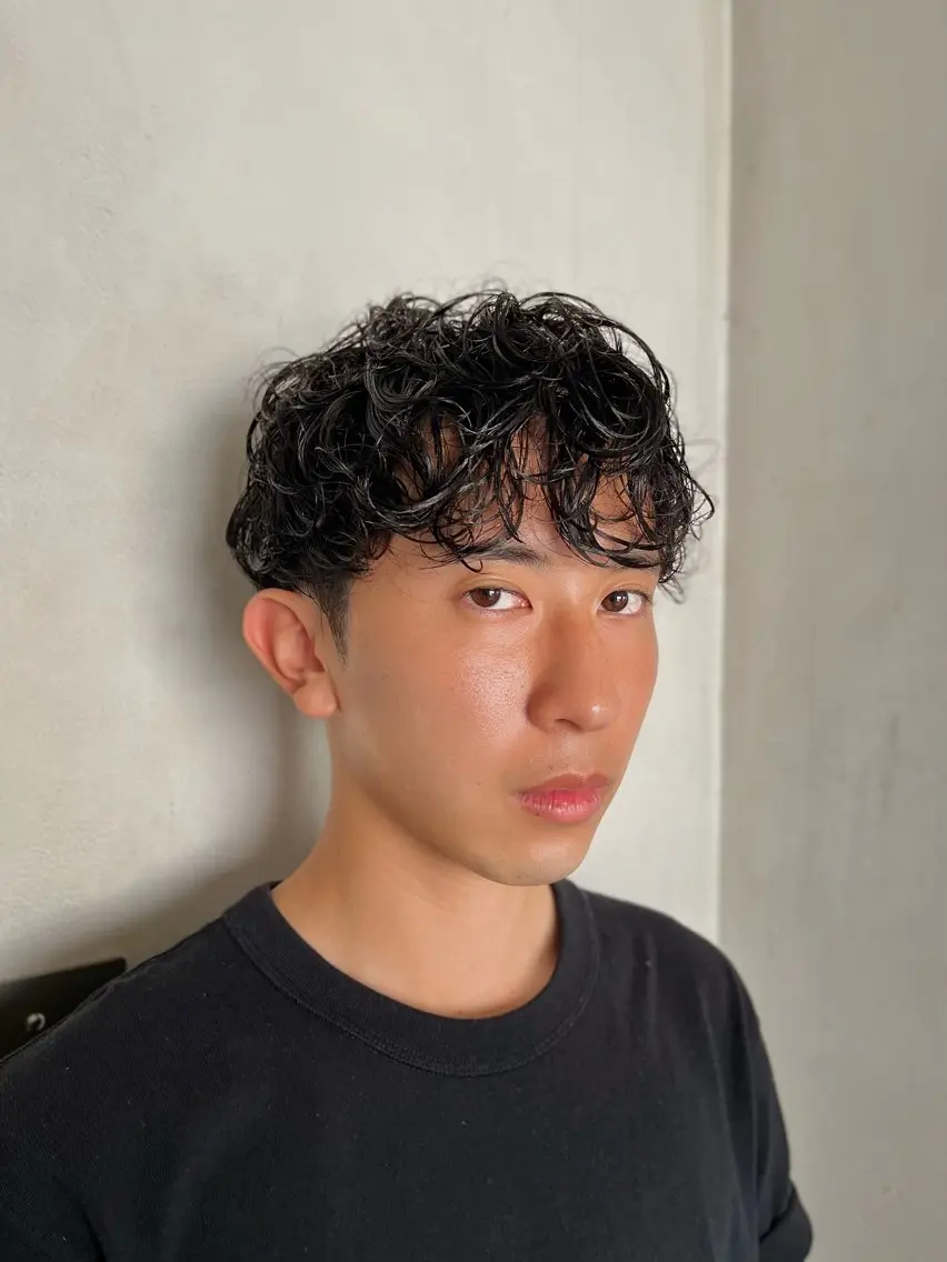 ショート パーマ メンズ メンズパーマ カット パーマ UMM daichi メンズパーマのヘアスタイル