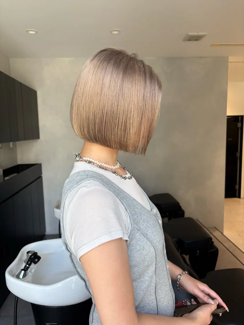ショート カラー カット ヘアカラー 吉武 茂暉のヘアスタイル