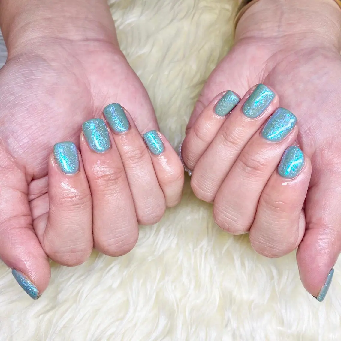 ネイル オーロラネイル ハンドネイル Nail&eye Belire 新宿のネイルデザイン