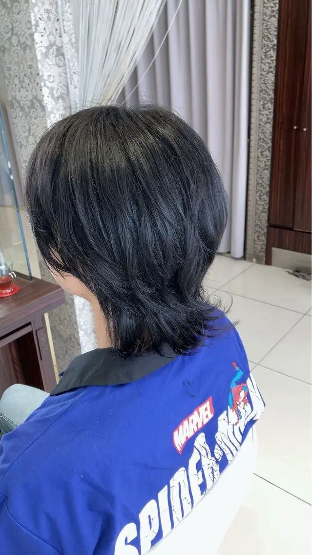 ショート メンズ メンズウルフカット ウルフカット SEA BELLE YASUのヘアスタイル