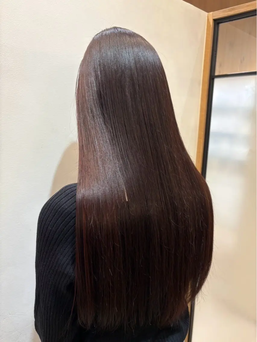 ロング ヘアカラー トリートメント あらいしほ /ダブルカラーのヘアスタイル