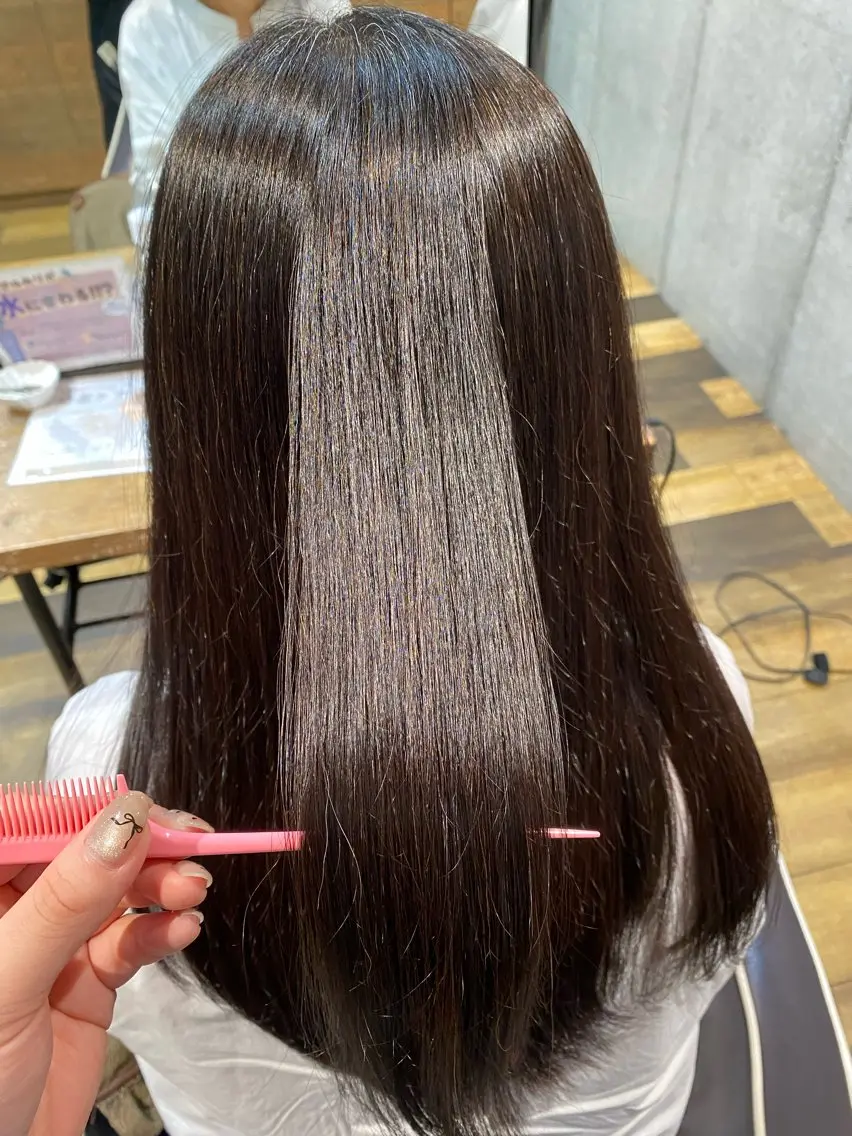 縮毛矯正 mayu 🕊️🫧のヘアスタイル