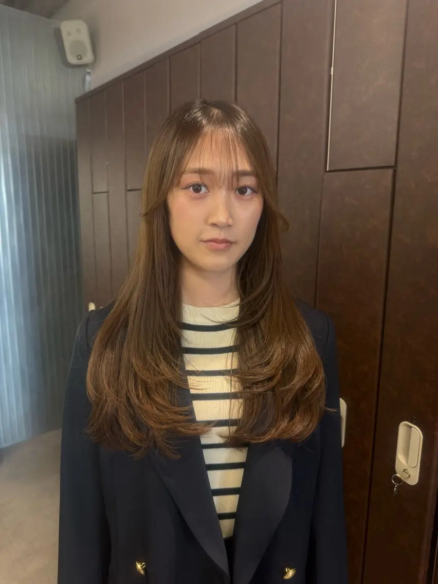 ワンカールで決まるレイヤーカット✂️の写真