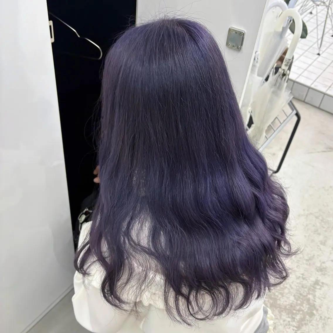 ロング カラー ラベンダーカラー 矢場町/8時-22時 JILLSTUDIOのヘアスタイル