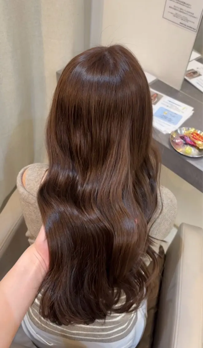 ロング 松田 羽未のヘアスタイル